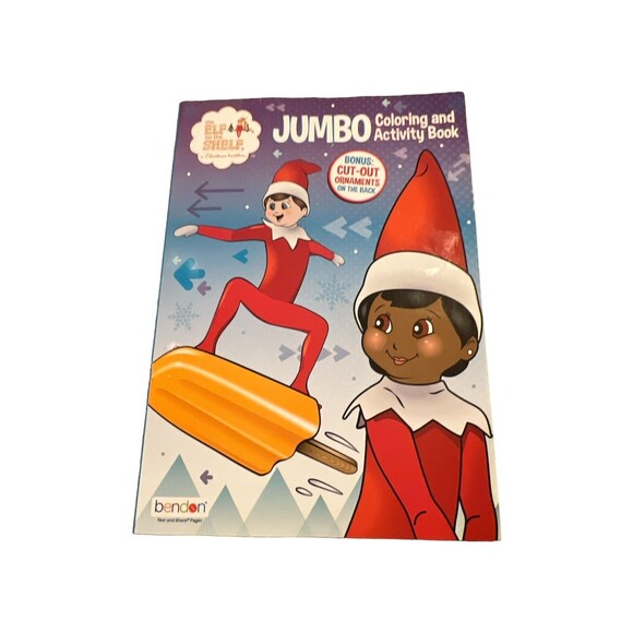 Elf on the Shelf Bath Set w/ Finger Puppets, Pancake Skillet, Activity Book NEW - Picture 4 of 5